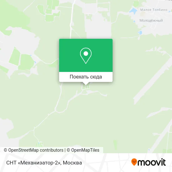 Карта СНТ «Механизатор-2»