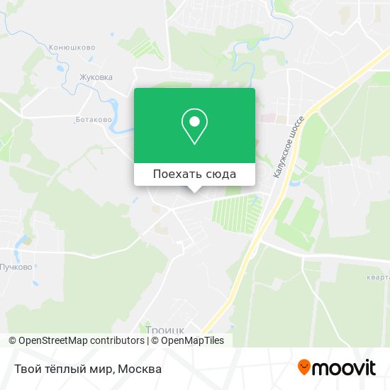 Карта Твой тёплый мир