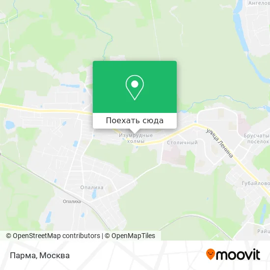 Карта Парма