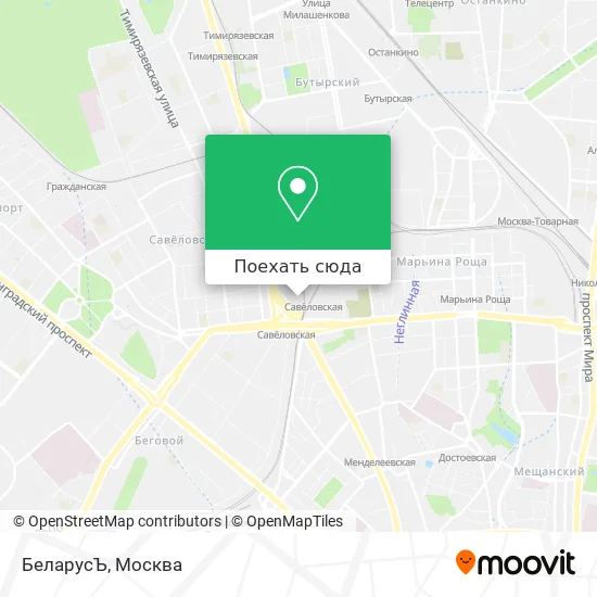 Карта БеларусЪ