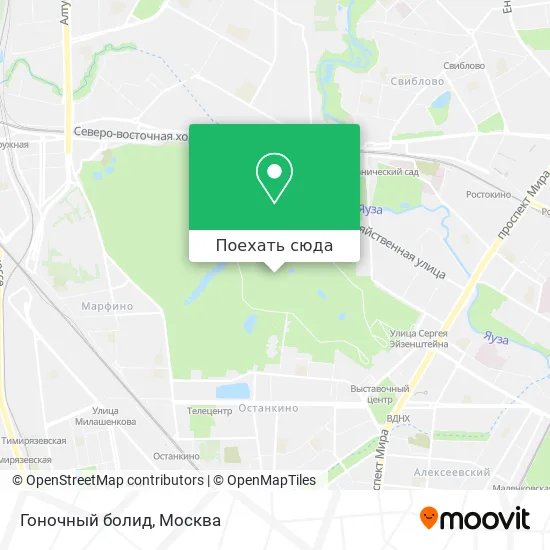 Карта Гоночный болид