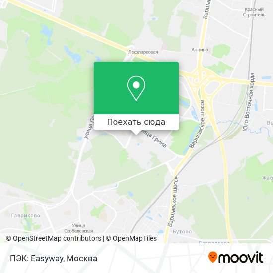 Карта ПЭК: Easyway