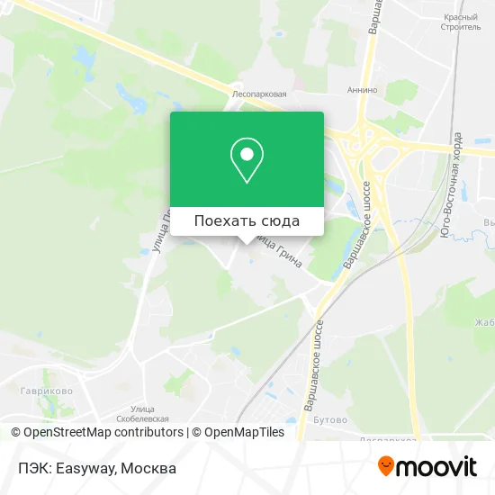 Карта ПЭК: Easyway