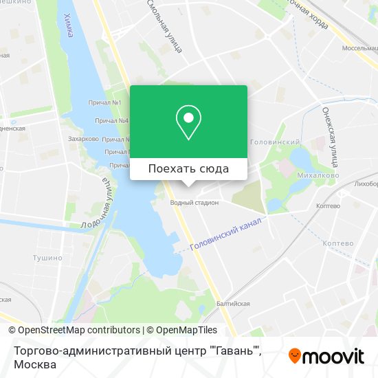 Карта Торгово-административный центр ""Гавань""