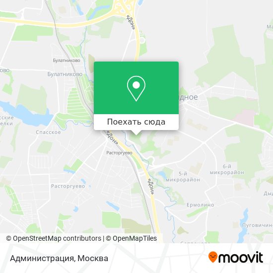 Карта Администрация