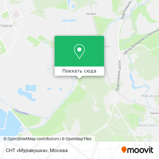 Карта СНТ «Муравушка»