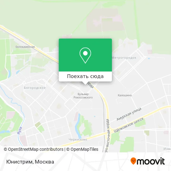 Карта Юнистрим