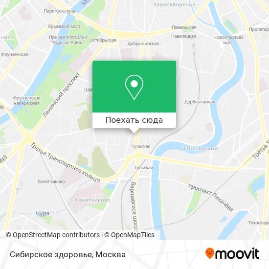 Карта Сибирское здоровье