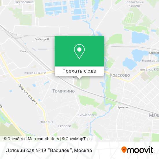 Карта Детский сад №49 ""Василёк""
