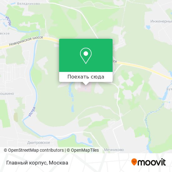 Карта Главный корпус
