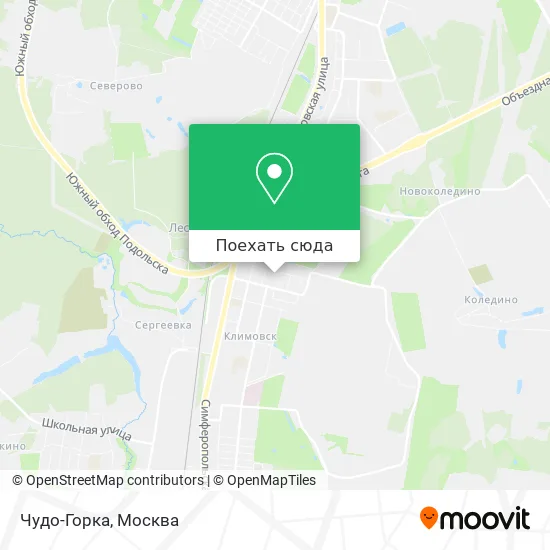 Карта Чудо-Горка