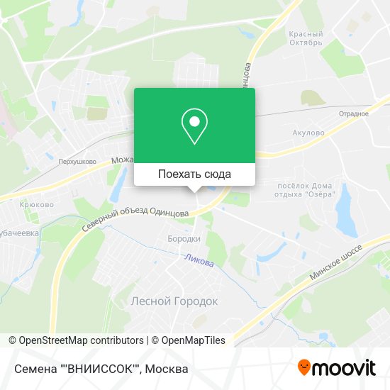 Карта Семена ""ВНИИССОК""