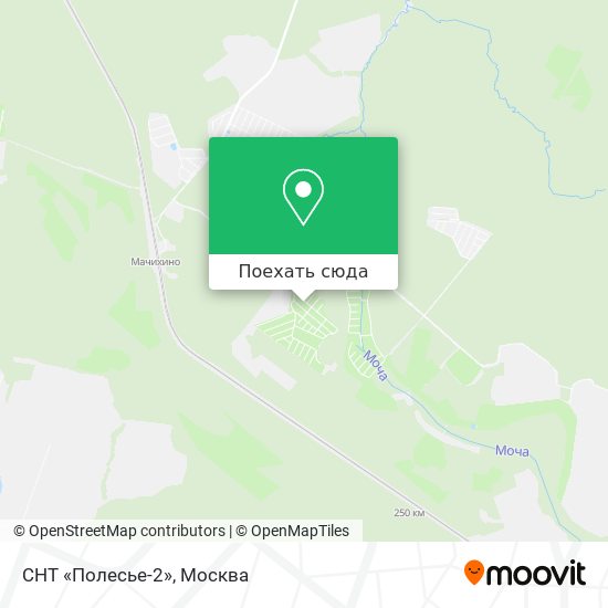 Карта СНТ «Полесье-2»
