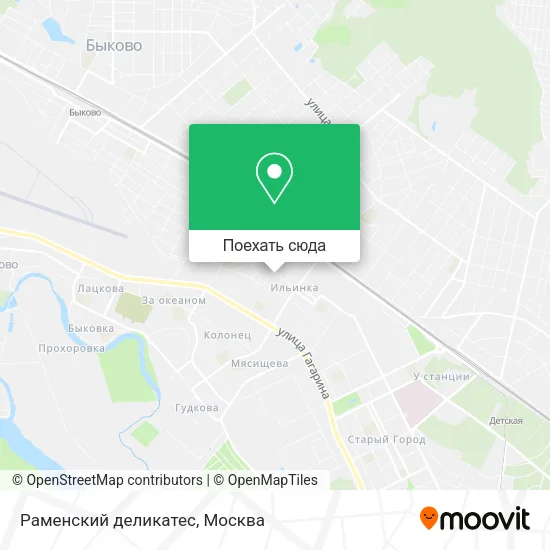 Карта Раменский деликатес