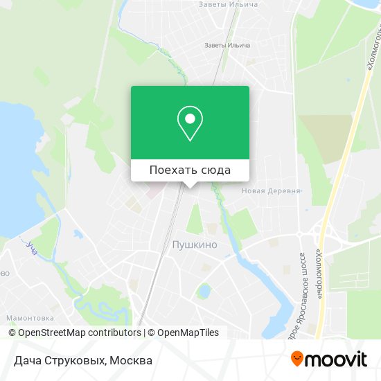 Карта Дача Струковых
