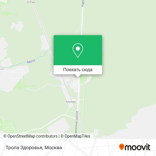 Карта Тропа Здоровья