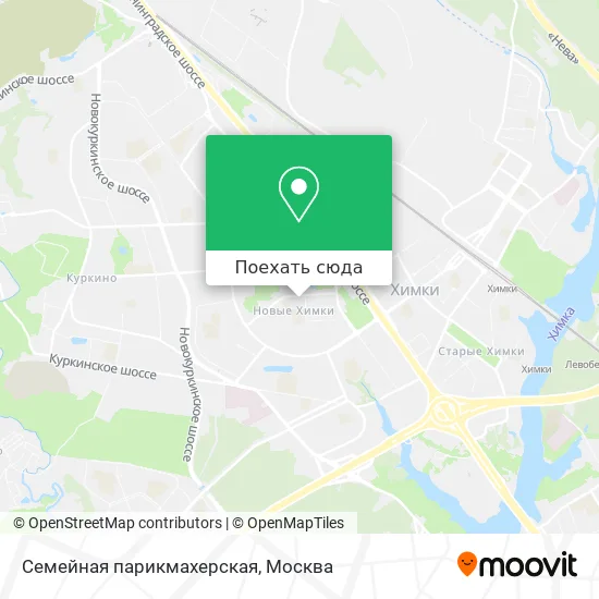 Карта Семейная парикмахерская