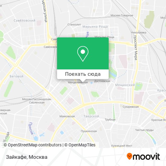 Карта Зайкафе