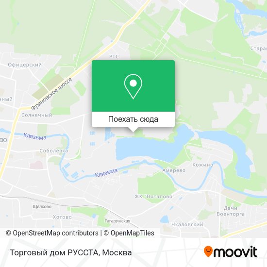 Карта Торговый дом РУССТА