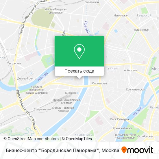 Карта Бизнес-центр ""Бородинская Панорама""