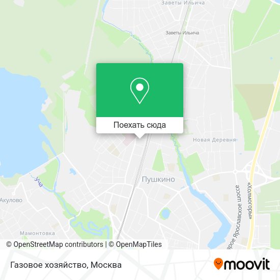 Карта Газовое хозяйство
