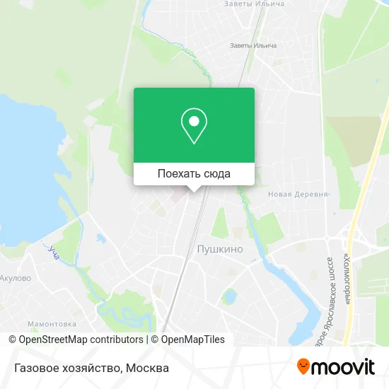 Карта Газовое хозяйство