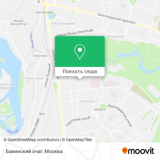Карта Бакинский очаг