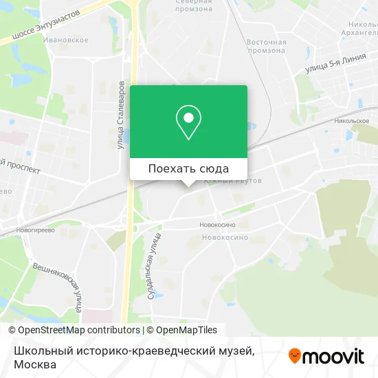Карта Школьный историко-краеведческий музей