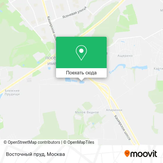 Карта Восточный пруд