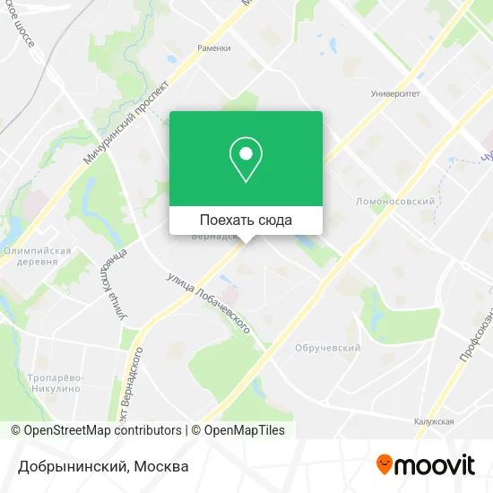 Карта Добрынинский