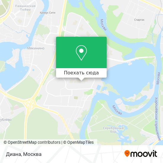 Карта Диана