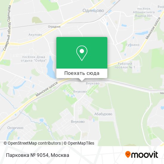 Карта Парковка № 9054
