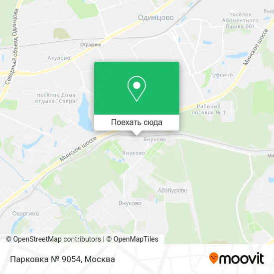 Карта Парковка № 9054