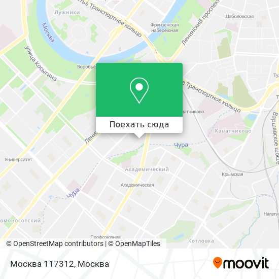 Карта Москва 117312