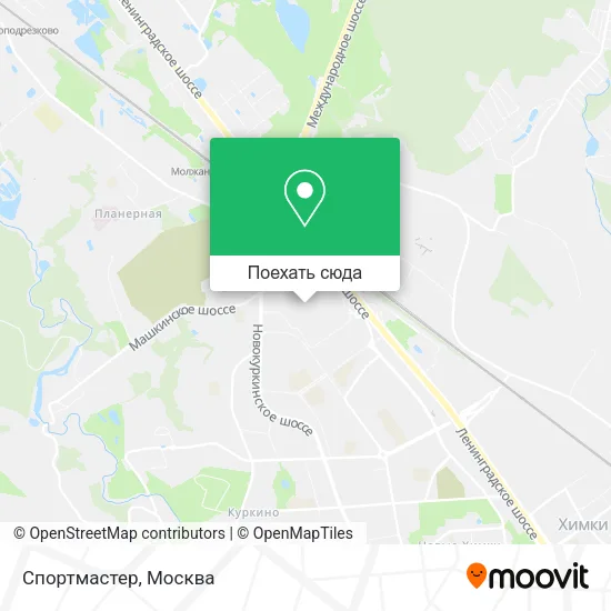 Карта Спортмастер