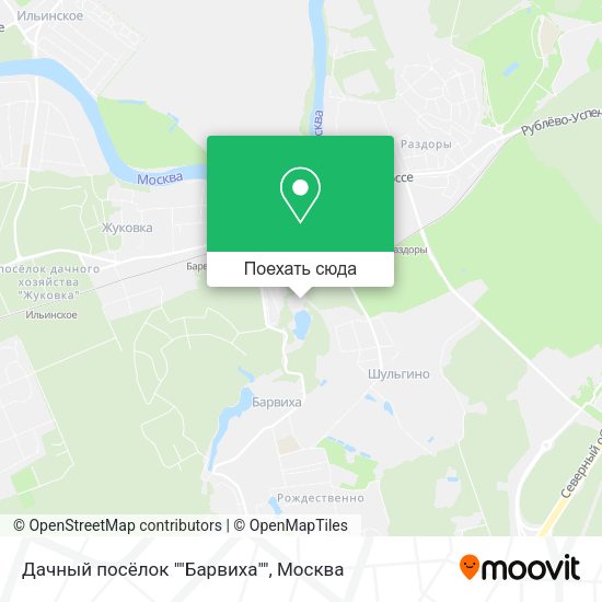 Карта Дачный посёлок ""Барвиха""