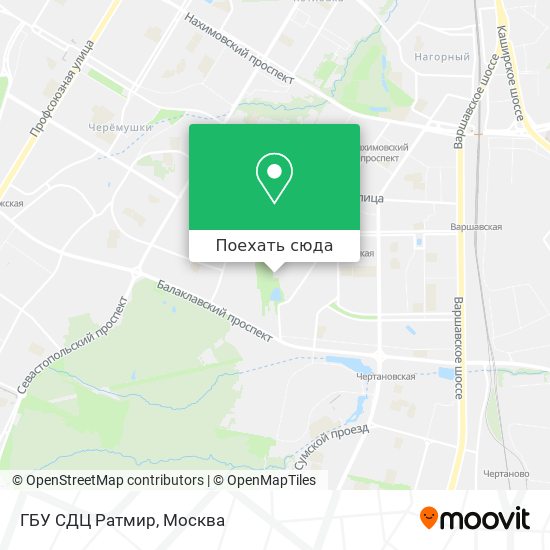 Карта ГБУ СДЦ Ратмир