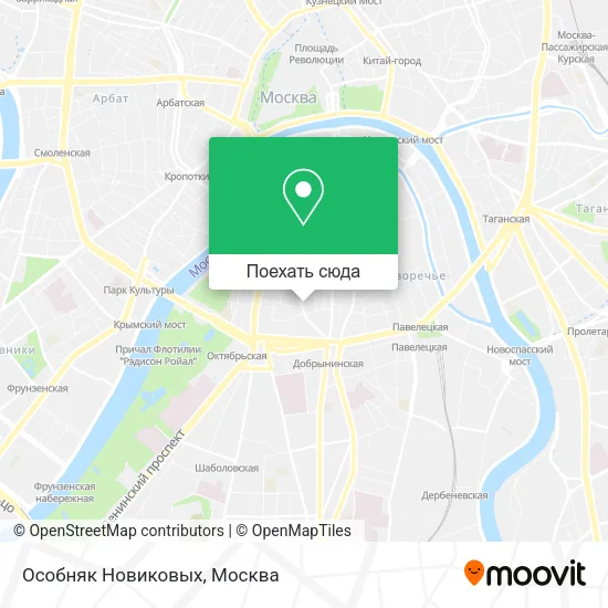 Карта Особняк Новиковых