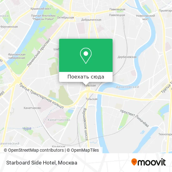 Карта Starboard Side Hotel