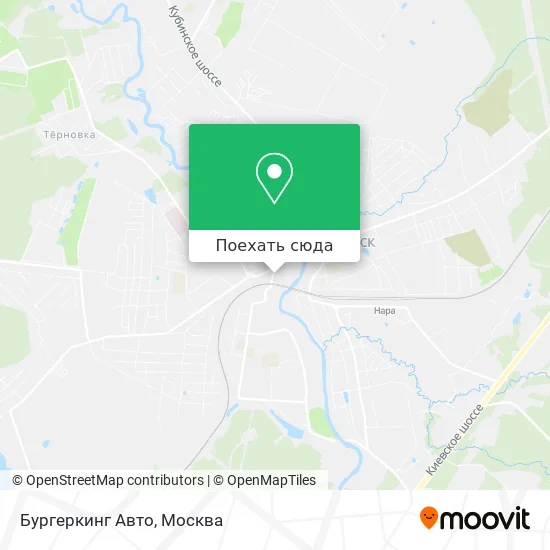 Карта Бургеркинг Авто