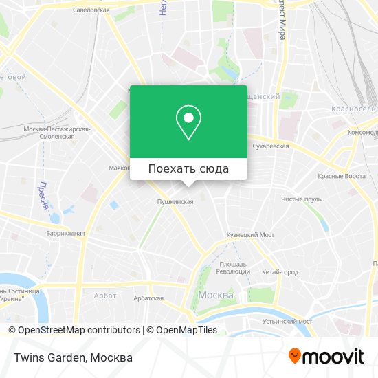 Карта Twins Garden