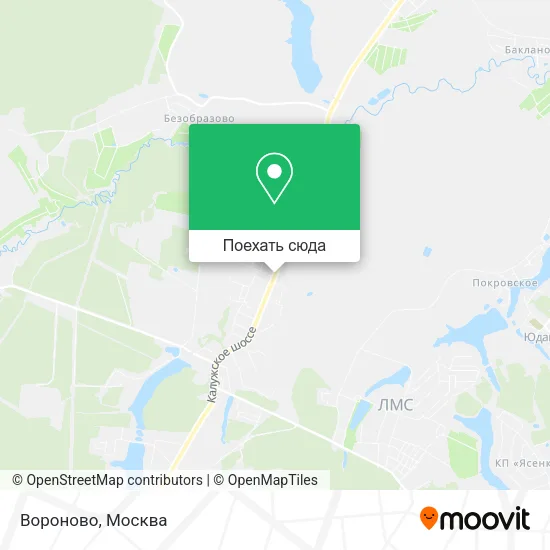 Карта Вороново