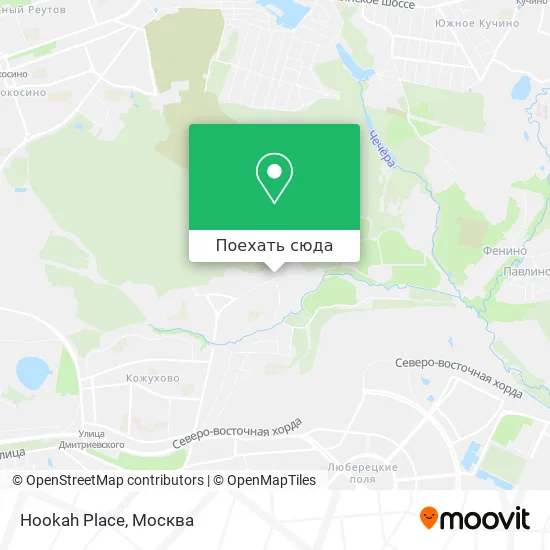 Карта Hookah Place