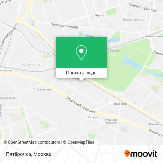 Карта Пятёрочка