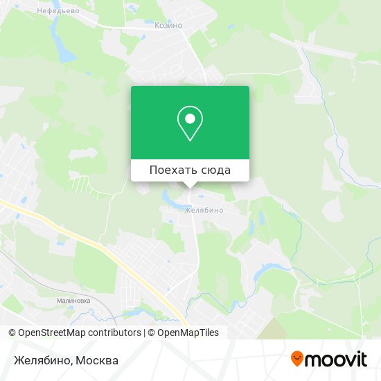 Карта Желябино