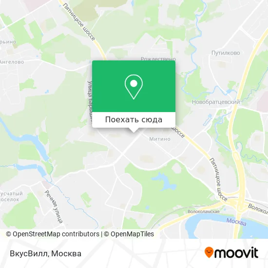 Карта ВкусВилл