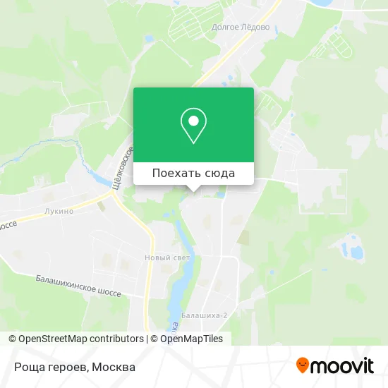 Карта Роща героев