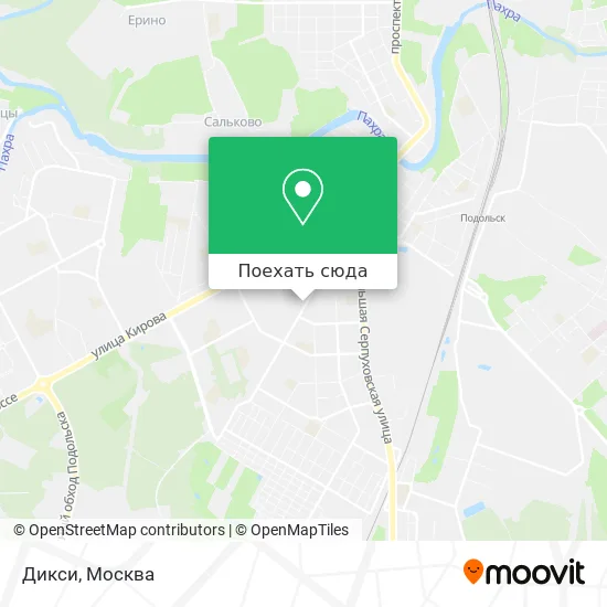 Карта Дикси