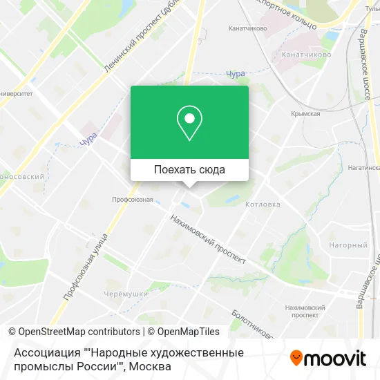 Карта Ассоциация ""Народные художественные промыслы России""