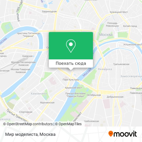 Карта Мир моделиста